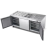 Commercial Stainless Steel Refrigeration Equipment Salad Workbench Refrigerator For Hotel Restaurant