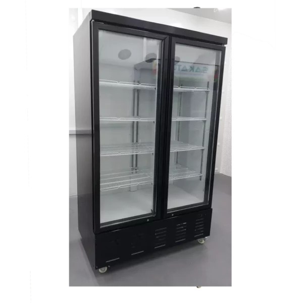 Flat Glass Door Coolers Display Refrigerators Glass Fridges